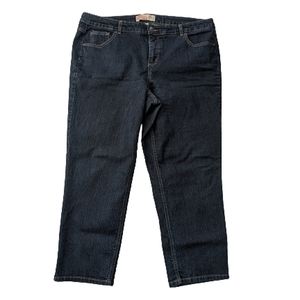 Just My Size Classic stretch jeans. Classic indigo color. 5 pocket Size 22 Short